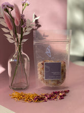 Load image into Gallery viewer, lavender & rose geranium bath tea