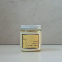 Load image into Gallery viewer, lemon &amp; coriander candle
